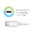 Short USB Type-C to Ethernet (RJ45) Adapter Cable (21cm) for Phone / Tablet / Laptop