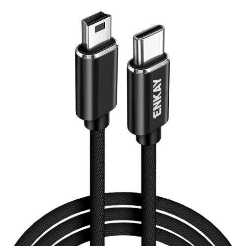 Enkay Mini-USB to Type-C Data Charging Cable (1m) - Black