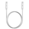 Short Micro-USB (Male to Male) OTG Charging Cable (25cm) - White