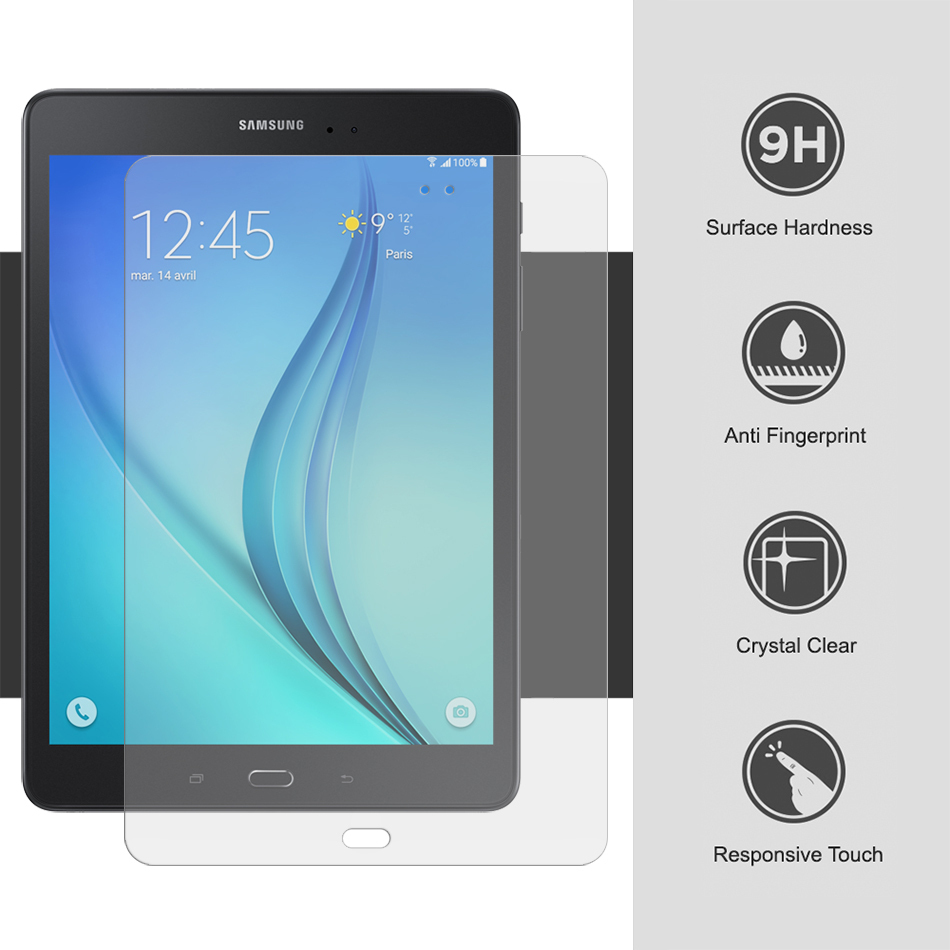 Tempered Glass Screen Protector for Galaxy Tab A 9.7 (2015)