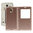 Display Window Flip Case for Samsung Galaxy S5 - Gold