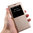 Display Window Flip Case for Samsung Galaxy S5 - Gold