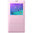Display Window Leather Flip Case for Samsung Galaxy Note 4 - Pink