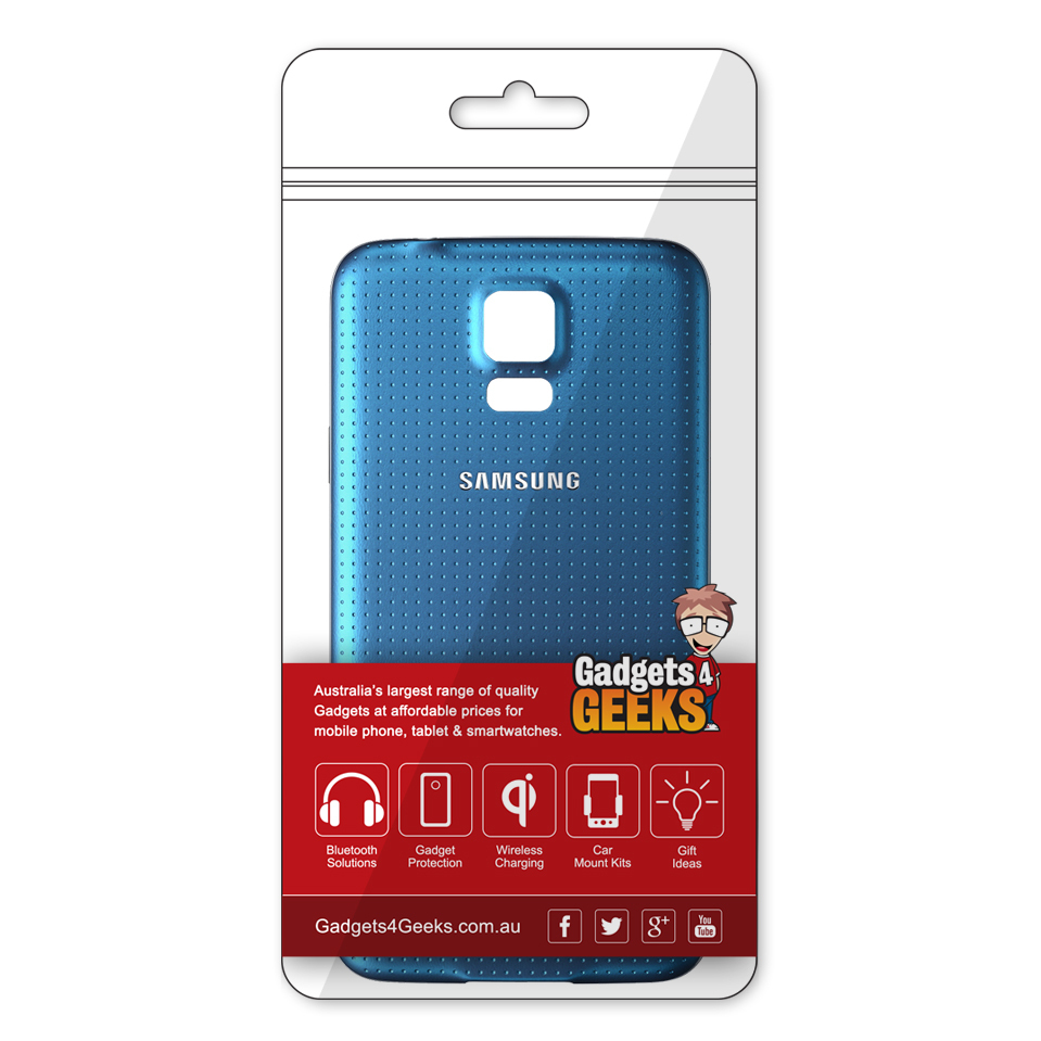 top Uitstekend Inwoner Replacement Back Cover for Samsung Galaxy S5 (Blue)