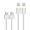 (2-Pack) Detachable Magnetic USB-C Type-C Data Charging Cable (1.2m)
