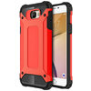 Military Defender Shockproof Case for Samsung Galaxy J5 Prime - Red