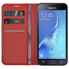 Go to product Leather Wallet Case & Card Holder Pouch for Samsung Galaxy J3 (2016) - Red