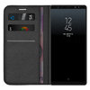 Leather Wallet Case & Card Holder Pouch for Samsung Galaxy Note 8 - Black