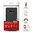 Textured Hard Shell Protective Case for Samsung Galaxy Note 8 - Black
