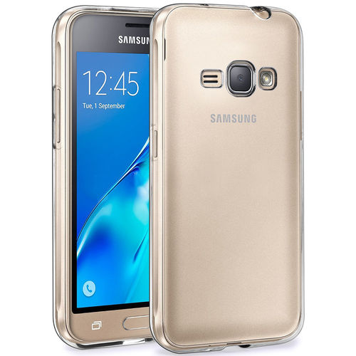 Flexi Slim Gel Case for Samsung Galaxy J1 (2016) - Clear (Gloss Grip)