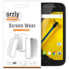 Orzly (5-Pack) Clear Film Screen Protector for Motorola Mote E 2nd Gen