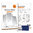 Orzly (5-Pack) Clear Film Screen Protector for Motorola Google Nexus 6