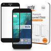 Orzly 9H Tempered Glass Screen Protector - Google Pixel Phone - Black