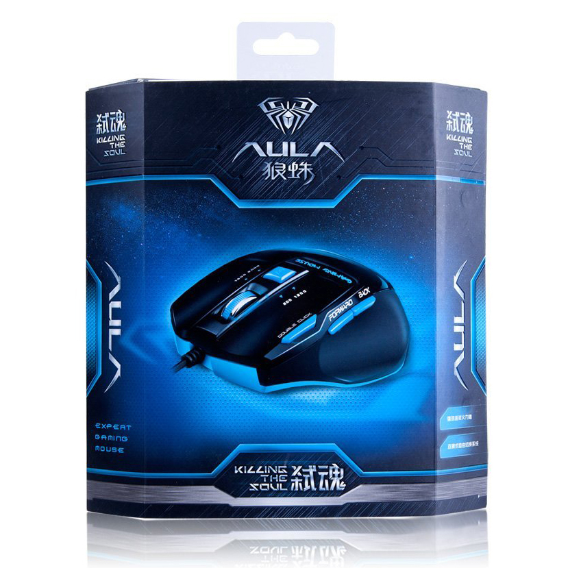 aula gaming mouse led