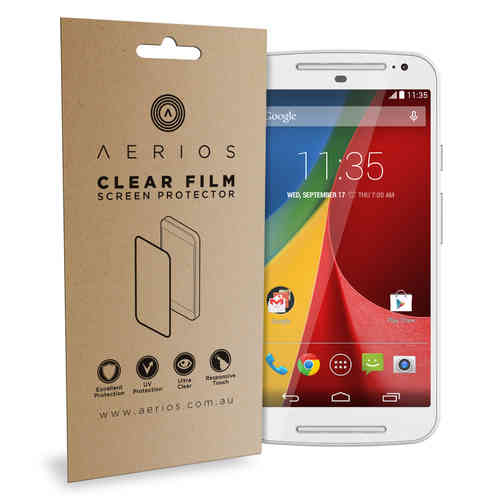 Aerios (2-Pack) Clear Film Screen Protector for Motorola Moto G (2nd Gen)