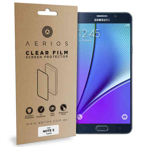 Aerios (4-Pack) Clear Film Screen Protector for Samsung Galaxy Note 5