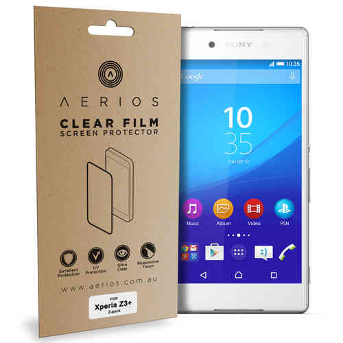 Aerios (2-Pack) Clear Film Screen Protector for Sony Xperia Z3+ / Z4