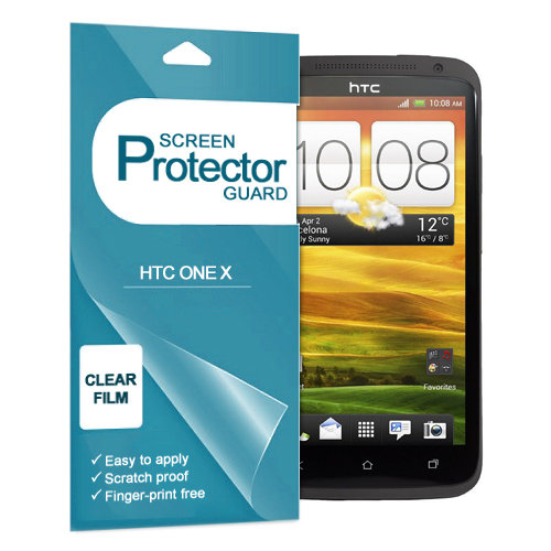 (2-Pack) Clear Film Screen Protector for HTC One X / XL / X+