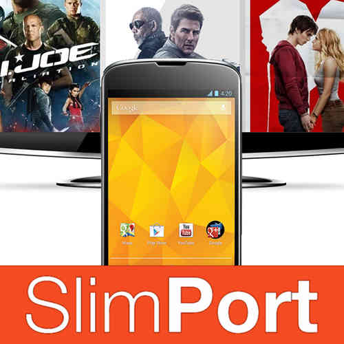 SlimPort Micro USB to HDMI TV Adapter Cable for Google Nexus 4 - White
