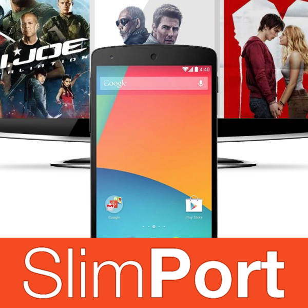 SlimPort Cable Micro USB to HDMI Adapter Google Nexus 5 White