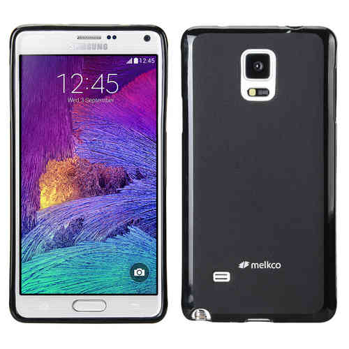 Melkco Poly Jacket TPU Case for Samsung Galaxy Note 4 - Black