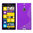S-Line Flexi Gel Slim Case for Nokia Lumia 1520 - Purple (Two-Tone)
