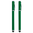2-in-1 Capacitive Touch Screen Stylus & Ink Pen (2-Pack) - Green