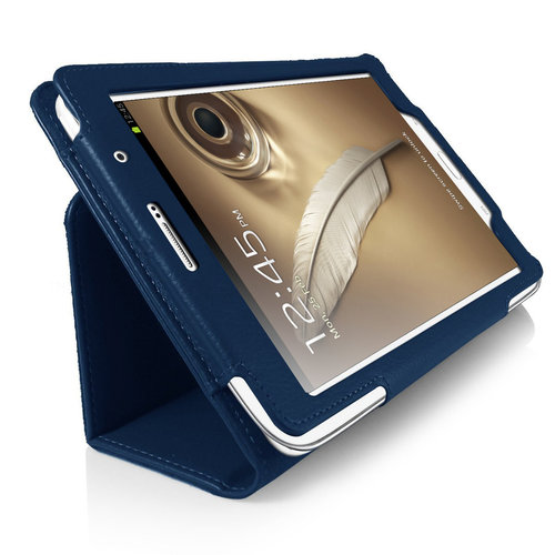 Orzly Folio Stand & Type Case for Samsung Galaxy Note 8.0 - Blue