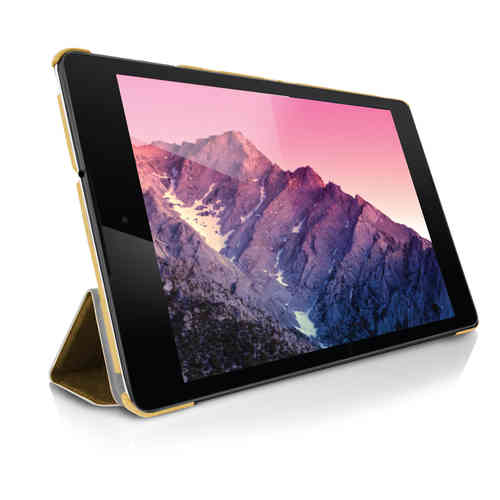 Orzly Trifold Sleep/Wake Smart Case for Google Nexus 9 - Gold