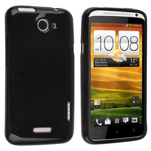 Flexi Gel Case for HTC One X / One XL - Black (Gloss)