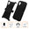 Dual Layer Rugged Tough Shockproof Case for Google Nexus 5 - Black