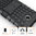 Dual Layer Rugged Tough Shockproof Case for Google Nexus 6 - Black