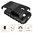 Dual Rugged Tough Shockproof Case - Motorola Moto E (1st Gen) - Black