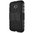 Dual Layer Rugged Tough Shockproof Case & Stand for Motorola Moto E (2nd Gen) - Black