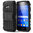 Dual Layer Rugged Tough Case for Samsung Galaxy Ace 4 - Black