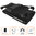 Dual Layer Rugged Tough Shockproof Case & Stand for Sony Xperia Z2 - Black