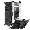 Go to product Dual Layer Rugged Tough Armour Case Stand for Sony Xperia Z5 - White