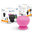 TwitFish Stick 'n' Play Bluetooth Mushroom Suction Speaker - Pink