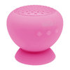 TwitFish Stick 'n' Play Bluetooth Mushroom Suction Speaker - Pink