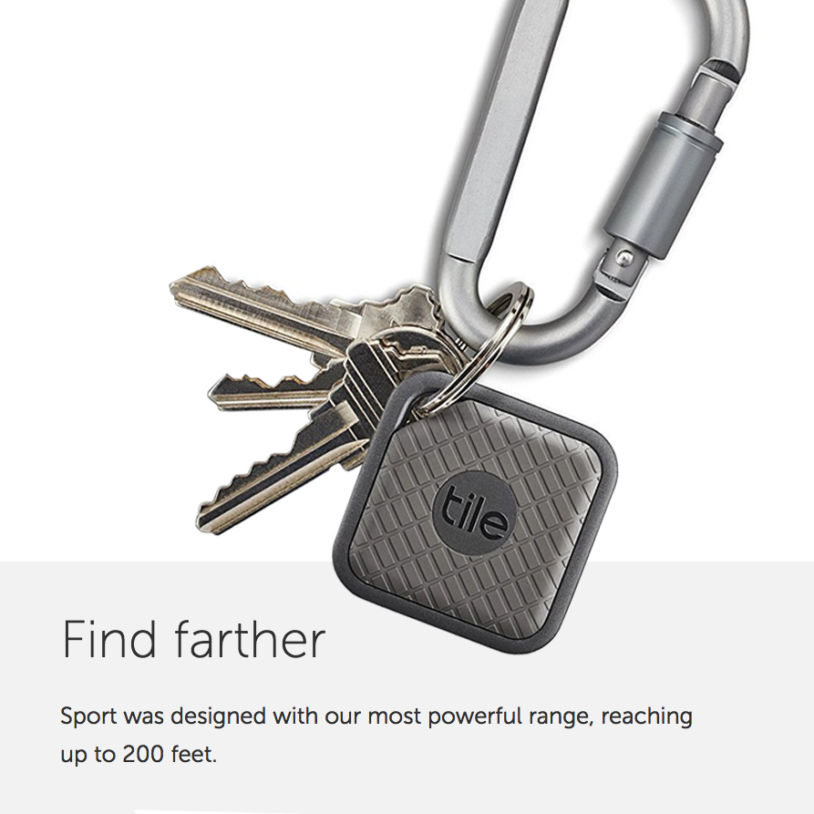 tile bluetooth tracker range