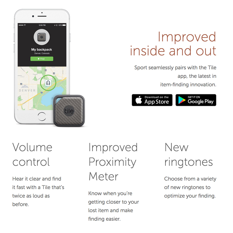 tile bluetooth tracker range