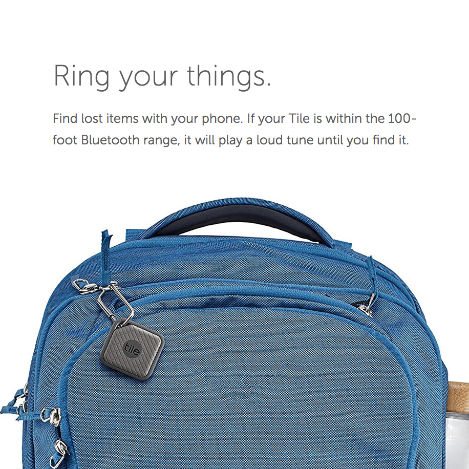 tile bluetooth tracker range