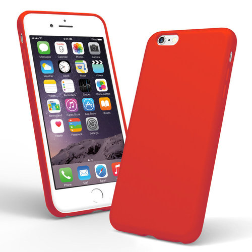 Spectrum Silicone Case for Apple iPhone 6 Plus / 6s Plus - Scarlet Red