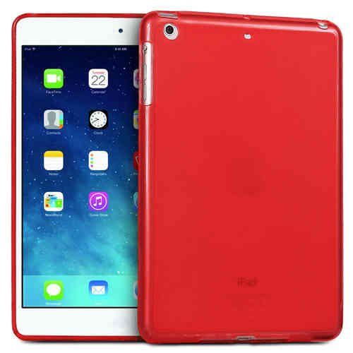 Flexi Gel Case for Apple iPad Mini (1st / 2nd / 3rd Gen) - Red (Two-Tone)