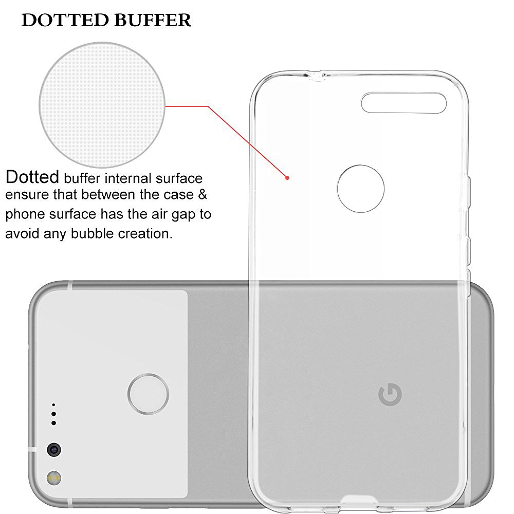 Flexi Slim Gel Case for Google Pixel - Clear (Gloss Grip)