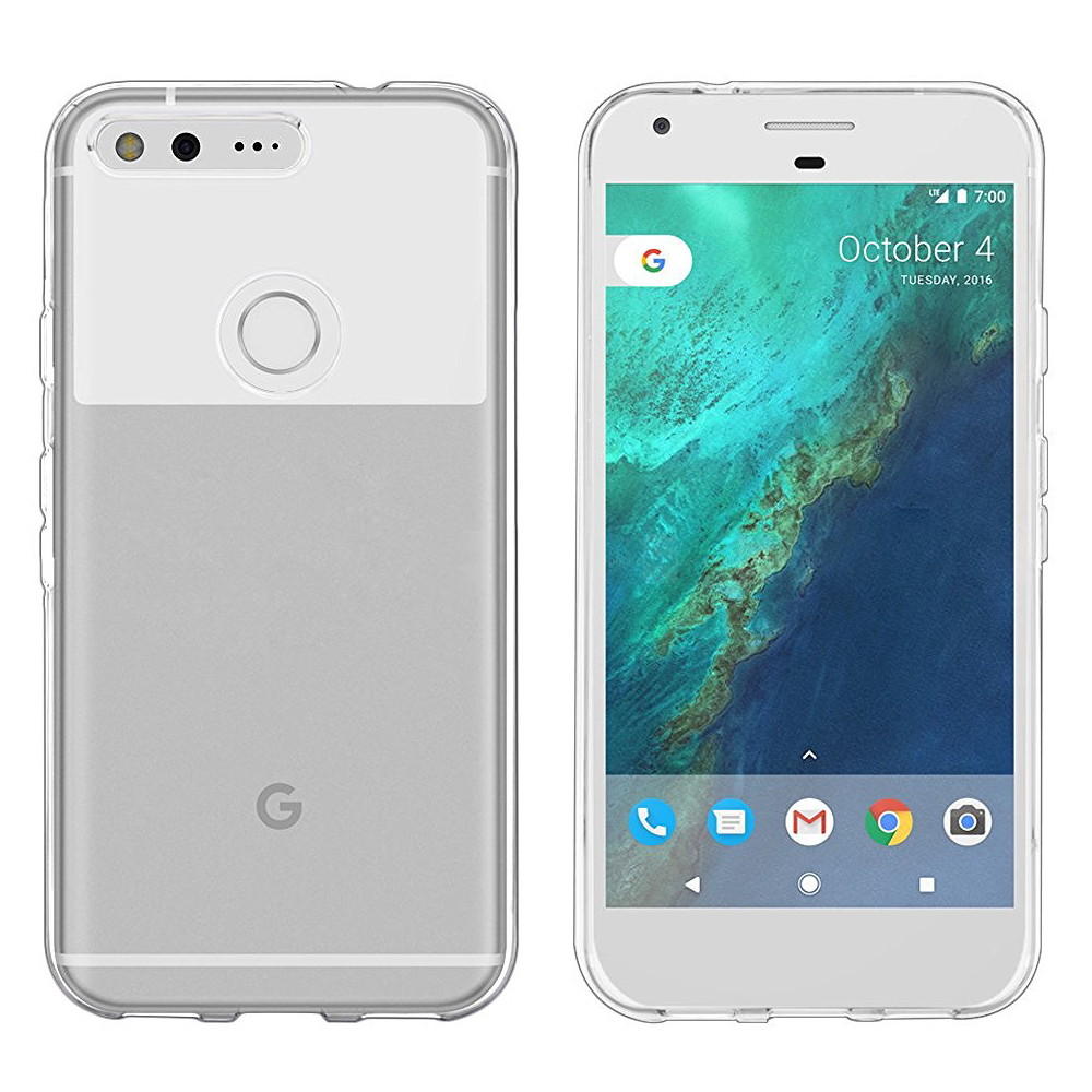 Flexi Slim Gel Case for Google Pixel - Clear (Gloss Grip)