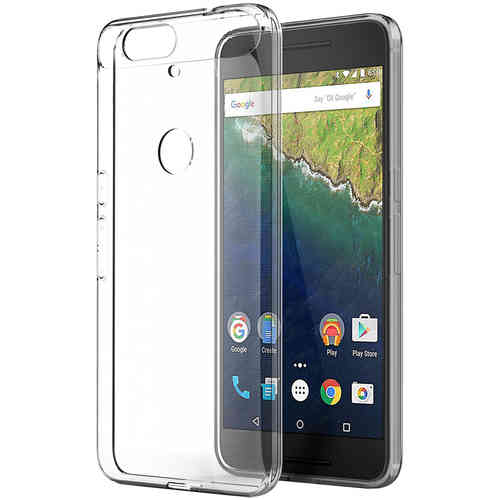 Flexi Slim Gel Case for Google Nexus 6P - Clear (Gloss Grip)