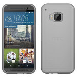 Flexi Gel Smoke Case for HTC One M9 - White (Two-Tone)