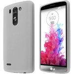 Flexi Gel Slim Case for LG G3 Beat - Smoke White (Two-Tone)