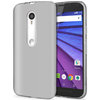 Flexi Gel Case for Motorola Moto G (3rd Gen) - Smoke White (Two-Tone)